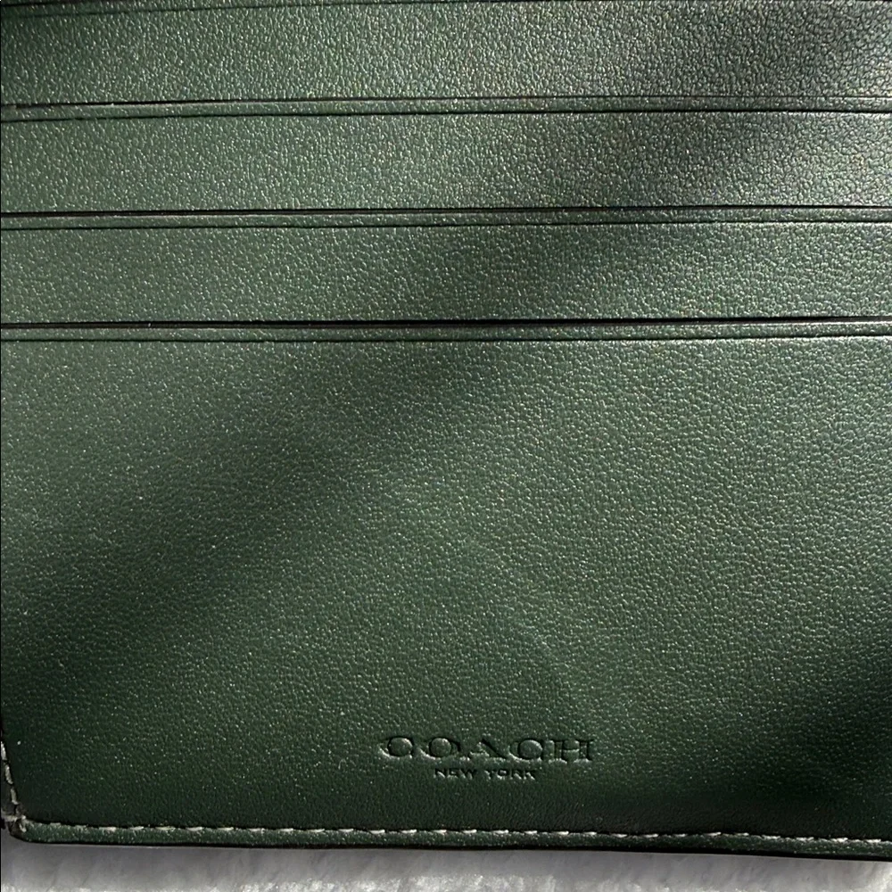 Coach 3 In 1 Wallet With Coach Monogram Print in Amazon Green CF134 Amazon Green